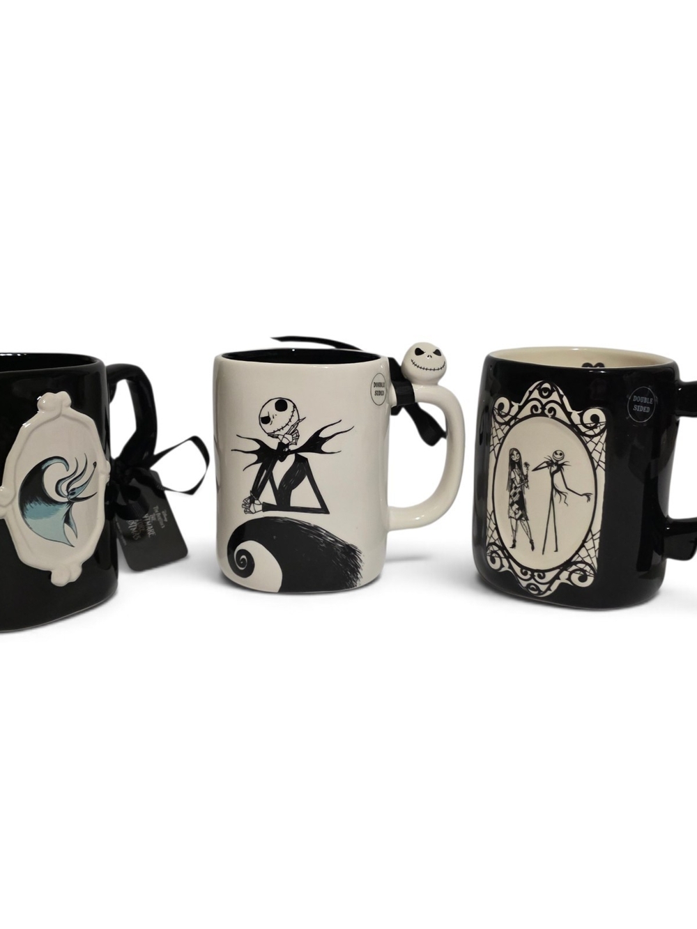 Rae Dunn Disney Nightmare Before Christmas Mug Lot of 3 Jack Sally Zero NWT